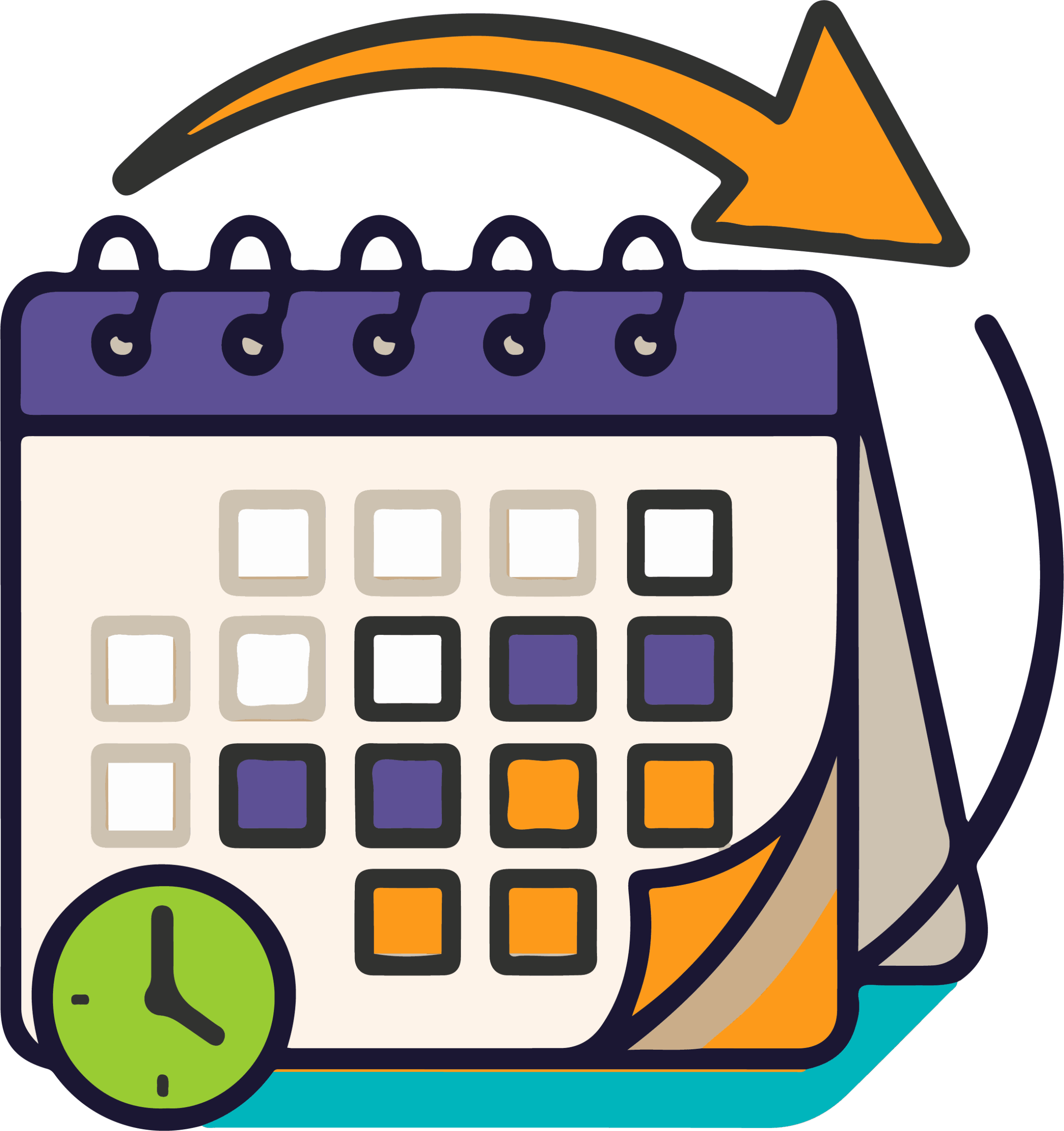 Imagen ilustrativa calendario y fechas