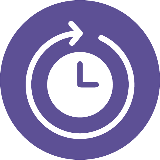 Icono de tiempo de duración