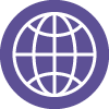icono de globo terraqueo
